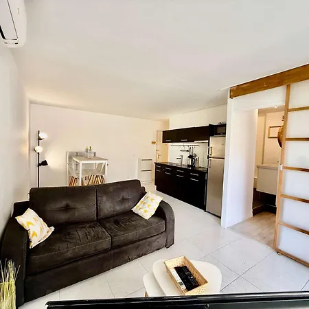 B065 Calme Proche Centre Garage Apartament Cannes